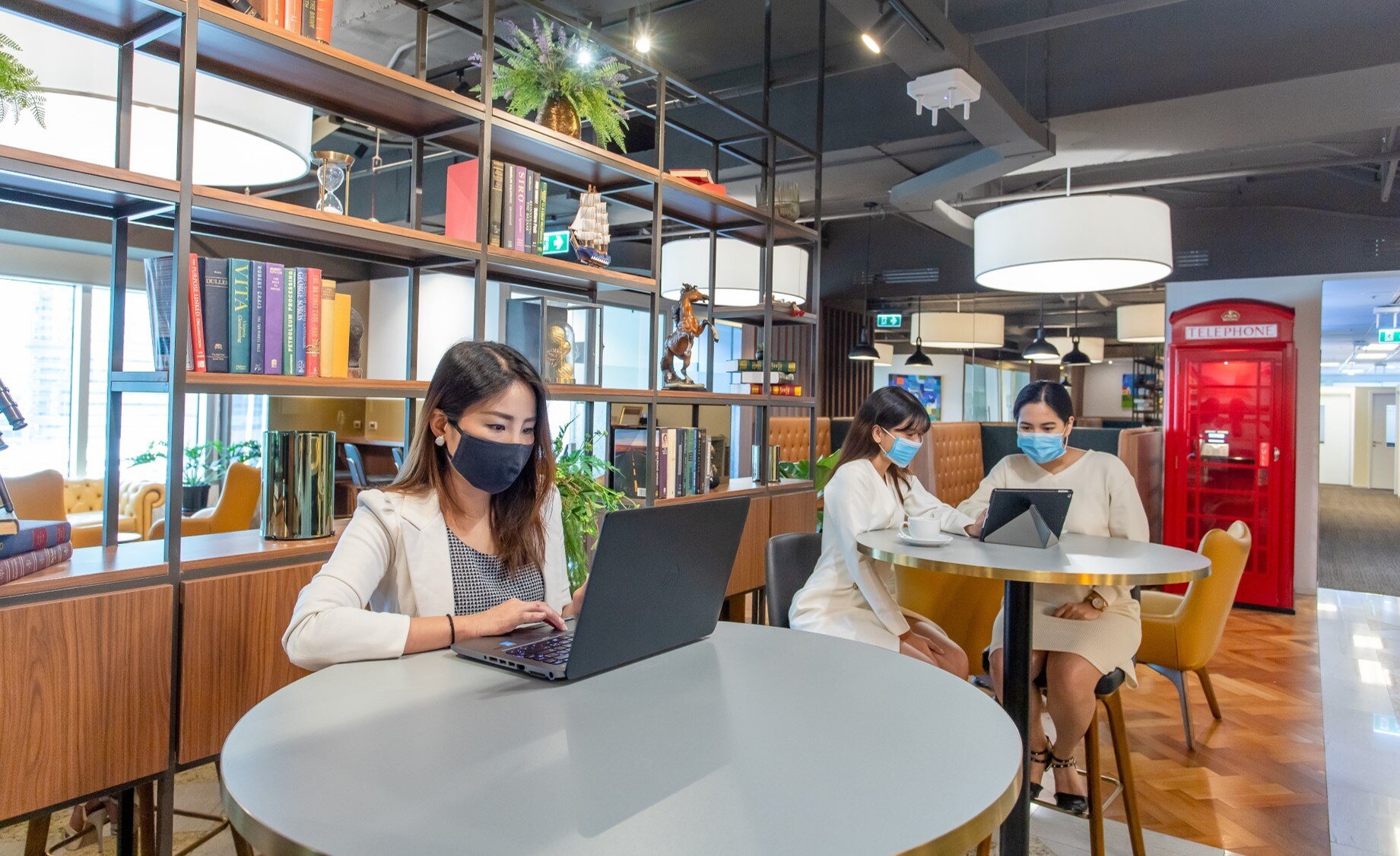People meeting in a Serviced Office